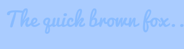 Image with Font Color 88BBFF and Background Color AACCFF
